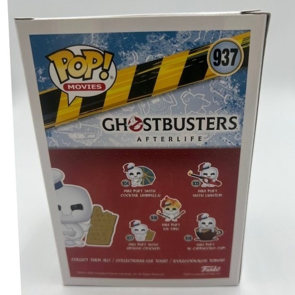 Funko Pop Movies Ghostbusters Afterlife Mini Puft with Graham Cracker 937 New - Picture 4 of 6